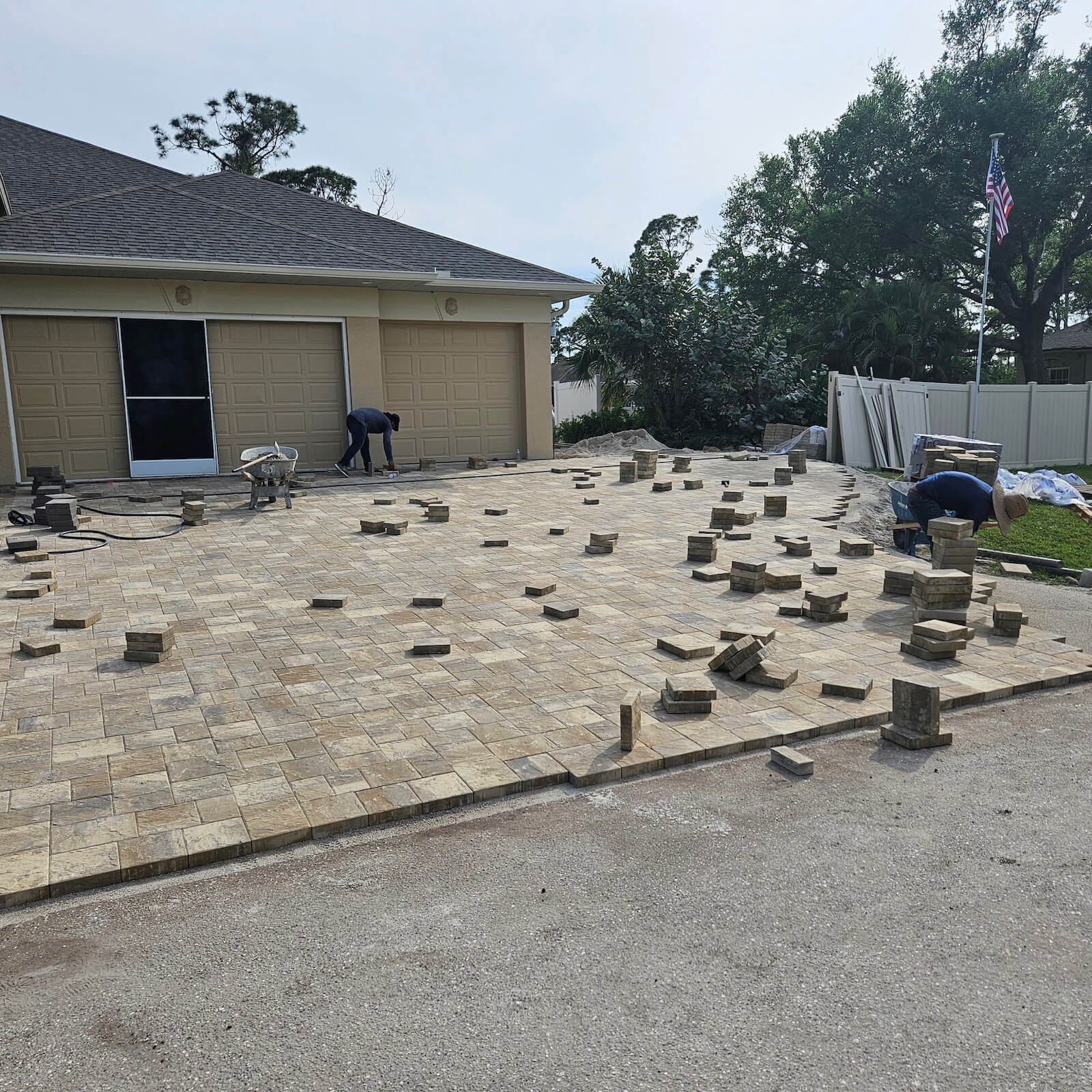 Driveway paver restoration Venice