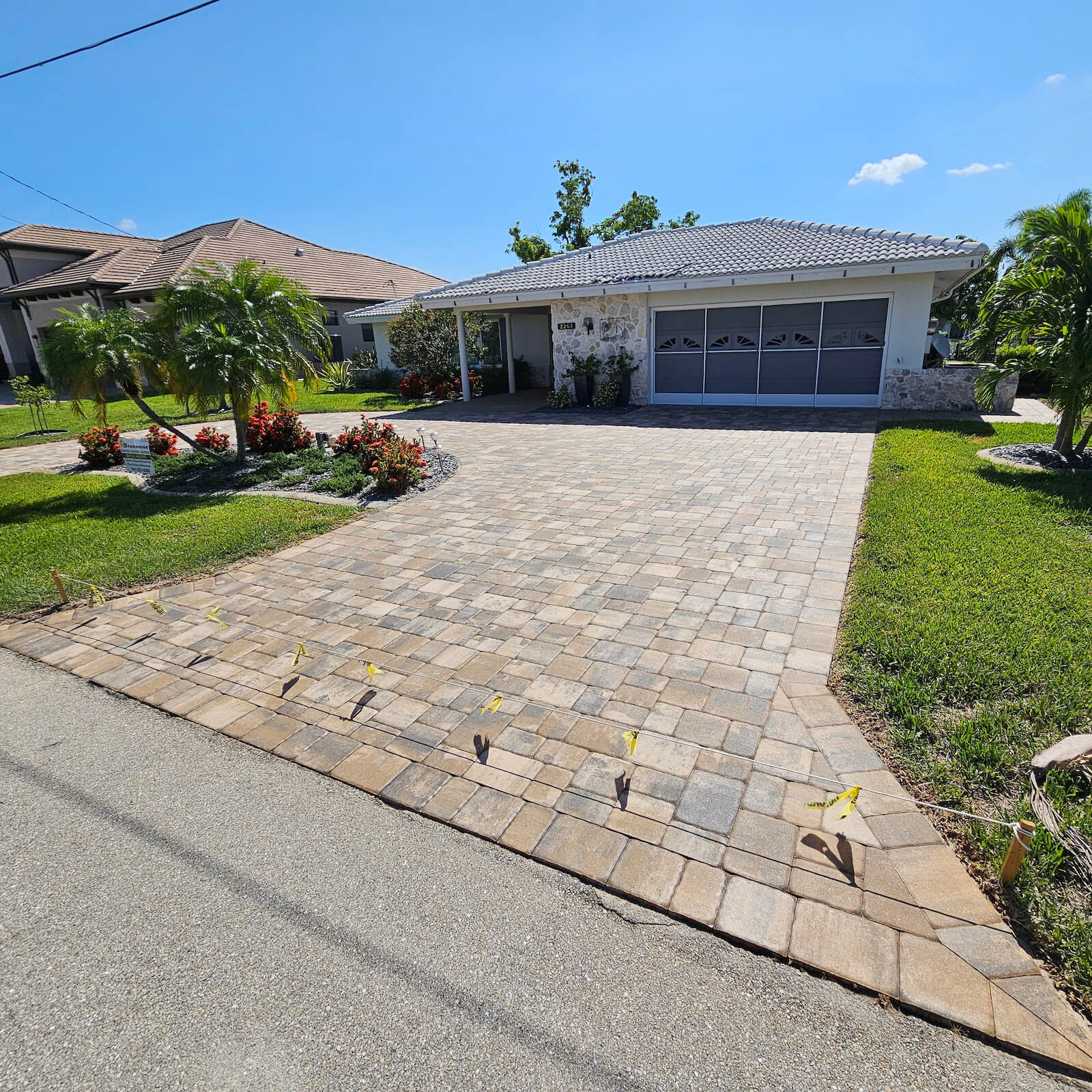 punta gorda paver drive installation