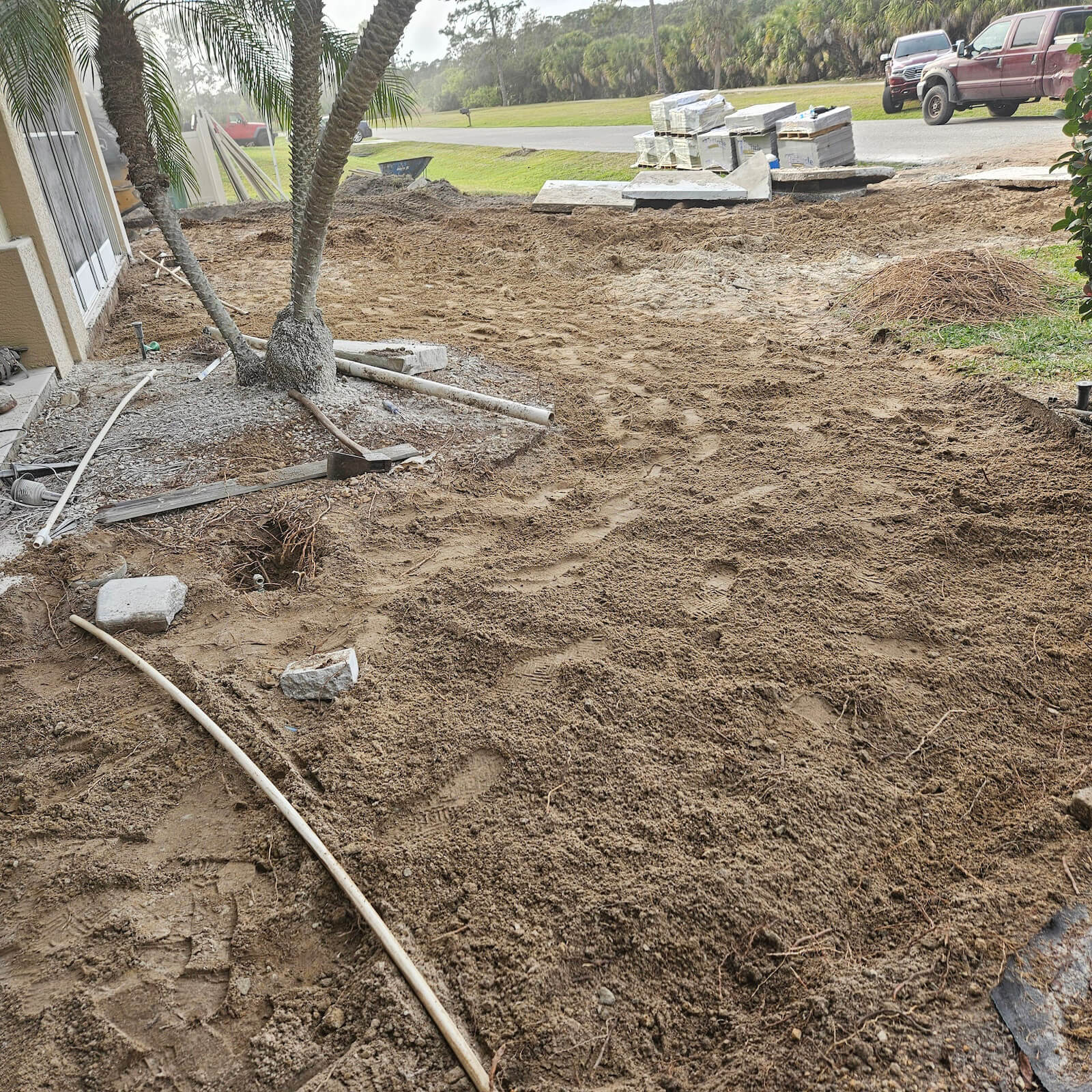 Venice driveway paver installation