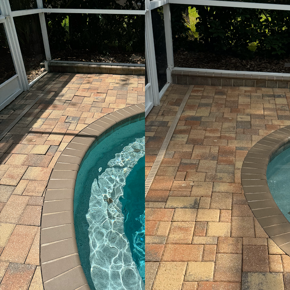 Before & After: Tampa Pavers