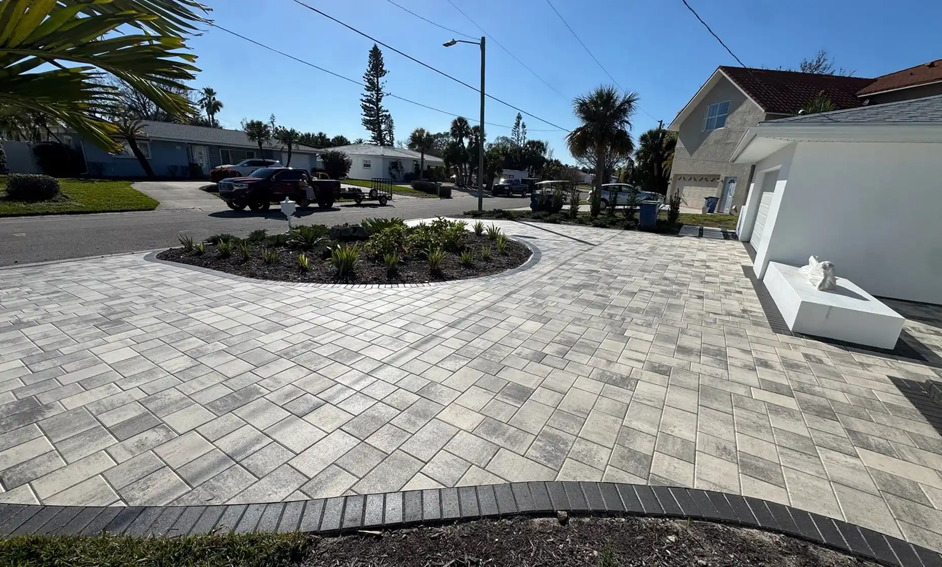 Gray Florida Driveway Pavers