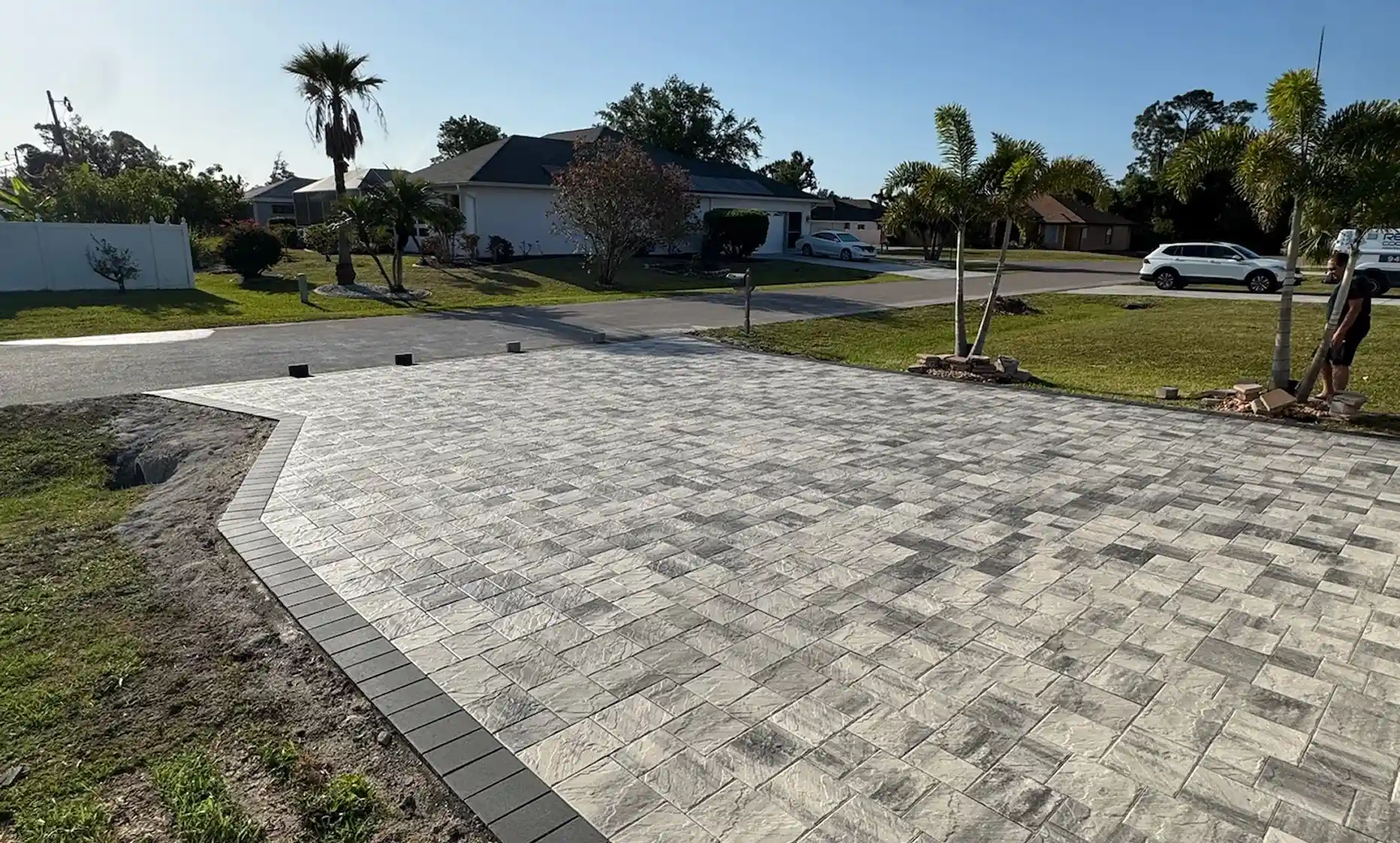 Florida Driveway Pavers, Light Gray