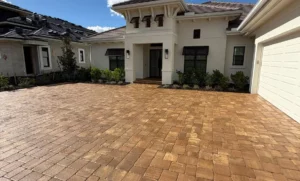 Florida Driveway Pavers, Dark Tan