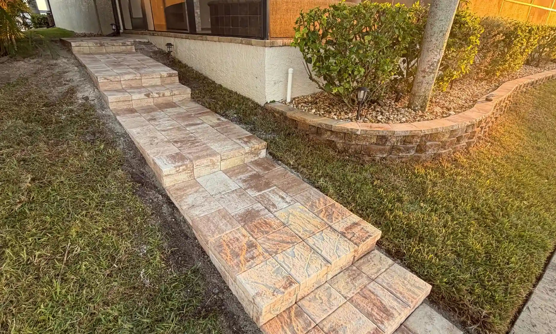 Retaining Walls and Stairs