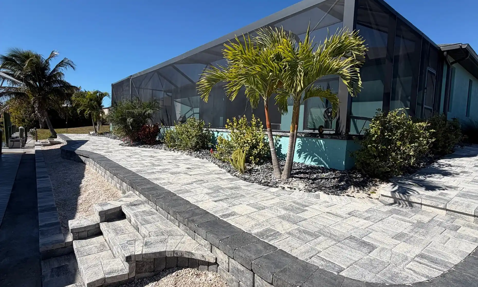 Retaining Walls and Stairs